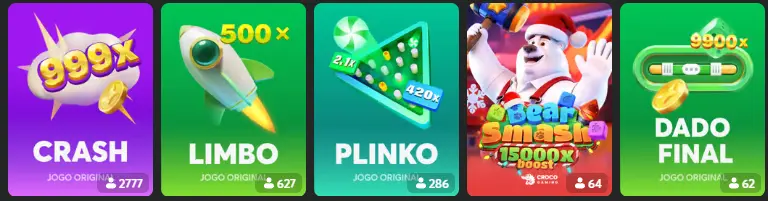 Visão Geral dos Jogos BC GAME