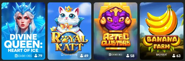 Minijogos no Casino BC GAME